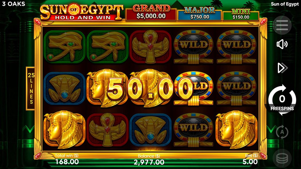 Sun of Egypt Hold & Win Screenshot