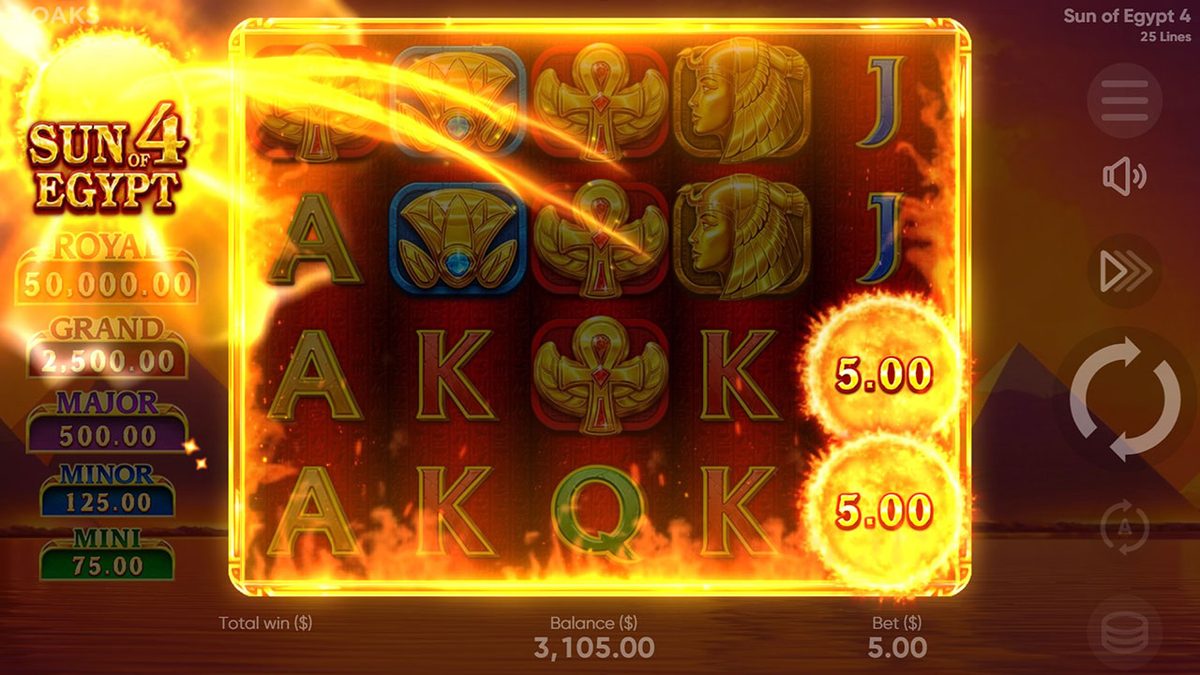 Sun of Egypt 4 Basisspiel Screenshot